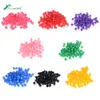 100pcs Askının Boyutu İşaretçileri Üzerinde Renkli Plastik Snap Askılar Klipsleri Boyutlar için Daire Askı Aksesuarları Etiket Tüp İşaretli