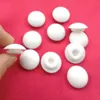 2/5/10PCS 9.5mm Arc Silicone Rubber Sealing Plug Snap-On Hole Plugs Black/White Blanking End Caps Pipe Tube Inserts Seal Stopper