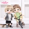 Adollya 14cm 1/12 BJD Doll with Clothes Boy 12 articulations mobiles 3d Eye Doll Making Body 1/12 BJD Dolls Toys For Girls Gifts Kid