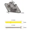 3X Heavy Duty Hammock Hanging Kit Eye Plates Ceiling Wall Mount Anchor Hooks Hanger For Hammock Swing Chair