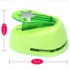 Punch 1 tum Furador DIY Papper Cut Eva Foam Maker Puncher Scrapbooking prägling Labour Saving for Kids Hole Punch Diy Handmaskin