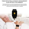 Regarder Sphygmomanomètre en bonne santé en bonne santé avec un tir de la pression artérielle Mesure Bluetooth Smart Watch Watch Old Man Woman