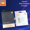 Зарядные устройства 55W xiaomi Зарядное устройство Беспроводная сеть оригинальная Qi быстро зарядка турбо -подставка для Mi 13 12 Pro 11 Ultra 10 Mix 4 67W USB Wall Charger