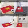 Carpets Drapeau de Wessex England Carpet Tapis Tapis Absorbant sans glissement Absorbe de porte Royaume Wiltshire Anglo Sexon Beld Tower