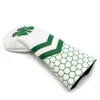 Golf Club Headcover Driver Golf Cover Cover Fairway Wood Cover Hybrid Cover with Clover Design