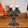 Candlers Halloween Battle Dragon Candlestick Decoration Props Ghost Festival atmosphère Party Holder Bureau