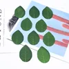 200pcs plantes artificielles fleurs décoratives en soie feuilles de Noël feuille bricolage cadeau de bonbons