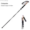 Trekking Poles Trekking Poles Adjustable cork walking pole shock-absorbing Alpstock hiking trip folding portable climbing pole outdoor sports equipmentQ