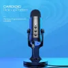 Microphones USB microphone for PC and Mac game recording streaming podcasts computer condenser with phone adapter headphone outputQ