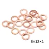 50/20pcs Copper Washer Baser Crush Waser joint plat Solid Copper Copper Anneau plat joint d'étanché