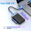 Lezers Orico Multi Memory Card Reader Micro SD TF CF MS Lector Adapter USB A Type C 3.0 MicroSD Stick Switch Dock voor PC -camera 1 TB 2 TB