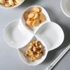 Dijkartikelen sets compartimentplaat snack case compartimenten schotel fruitbakken serveer feest voorgerecht