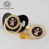 Miyocar ouro prateado anjo adorável beling prata chupeta e chupeta clipe bpa grátis Bling de design exclusivo Gag-8/9