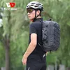 West Biking 3 in 1 Bike Rear Pannier48L防水多機能によるバッグロードMTBサイクリングスポーツ旅行バックパック