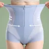 Mutandine shaper eleterbo sexy shaper body shaper con cerniera con cerniera a doppio controllo femminile shapewear plus size