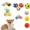 Скрипкие собачьи резиновые игрушки собака латекс жевать игрушечный шар для шарика устойчивый