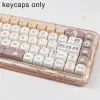 Accessoires 142Keys MOA PBT -Schlüsselcaps niedliche Katzen -Themenschlüsselkap für die mechanische Tastatur der mechanischen Spiele 61/64/68/78/84/87/96/104 Kawaii Keycaps W9O1