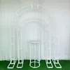 Hwayi-Wedding Round Arch Decor Flower Stand, feestelijke verjaardagsfeestjes, kerstachtergrond decoratie, 3 stuks, nieuw