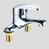 Metal Alloy Basin Corner Cold Heat Faucet Bathroom Faucets Bath Water Faucet Kitchen Water Tap Household Hardware Accessories