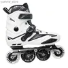 Inline Roller Skates Professional Inline Roller Skates for Men Adult Slalom Shoes Sliding Free Sneakers Outdoor Patins Size 40-43 Y240410