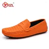 Chaussures décontractées Yrzl MANIQUES HOMMES MAIN MAINMATED CUIR DU TRAVAIRE DES MOCSINS LUXE MOCCASINS CONSTANTS POUR TAILLE 38-48