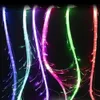 LED rave jouet disco danse whip fête LED Fiber optic Dancing Whips Rechargeable Whip Blowing Sparkle Flow Toy Light Up 360 Swivel Rave EDM 240410