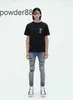 Designer Men's Short Sleeve Street Fashion Small Mens Summer Hip-Hop Design med brevtryck Löst ärm T-shirt för både män och kvinnor