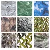 WELEAD 3x7M 3x8M 3x9M Reinforced Camouflage Net Military White Sand Black Outdoor Awning Garden Shade Hide Mesh Cover