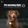 Köpek yaka ışıkları silikon evcil hayvan güvenlik gecesi LED kolay, açık hava yürüyüş kampı için yüksek görünürlük malzemelerini değiştirin