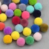 100 stcs 15 mm Cashmere wasberry pom pom balls diy ambacht sjaalschoenen hoeden bont kopteksel haarclip accessoires zachte pluche pompones