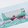 Stands 60% de touches PBT Set Profil pour MX Switches Clavier de jeu mécanique GK61 64 (Coral Sea Japanese)