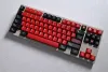 Accessoires 142 touches Black Red Keycaps Courses Cherry Profil PBT Dye SUBLIMATION KEycap pour MX Switch Mechanical Keyboard GK61 / 68/75/84/87