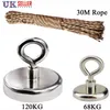 Hooks Magnetic Pulling Earth Tool With Countersunk Hole Eyebolt for Home Workplace Kitchen Office Garage