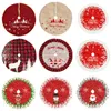 9 styles jupe de Noël jupe de Noël Elk Snowflake Red Red Tree Tapes Tapis pour Noël DÉCOR HOME NOUVELLE