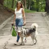 Köpek Giyim 2 1 Pet Atık Torbası Dispenser Avokado Taşınabilir Silikon Doggy Tutucu Tutucu Tutucu Tutucu Tutucu Tutucu