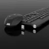 COMBOSE 2,4 g di tastiera wireless tastiera mouse russo fullsize tastiera sottile e tasti a basso rumore del mouse ottico da 2400 dpi
