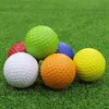 5pcs PU Köpük Katı Sünger Kapalı Golf Uygulama Topu için Yumuşak Golf Topları 4.27cm/1.68 inç Çocuk Oyuncak Golf Aksesuarları