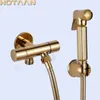 HOTAAN Copper Toilet Hand Held Bidet Faucet Sprayer Bidet Set Sprayer Gun Toilet Spray For Bathroom Self Cleaning Shower Head