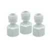 1/4" Push Fit - 1/2" Female Thread PE Pipe Fitting Hose Quick Connector Adapter Aquarium RO Water Filter Reverse Osmosis System