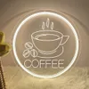 Custom Coffee Coffee Neon Sign Hop Home Женщина декор комнаты декор настенный отдел 3D Carving Знак светодиодные знаки рождественский подарок 240407