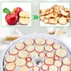 Hot 8 Pcs Round Silicone Dehydrator Sheets, Non-Stick Fruit Dehydrator Mats, Reusable Steamer Mat Mesh Sheet for Fruit Dryer