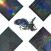 Window Stickers DIY Holographic Laser TPU Heat Transfer 10 Pack HTV Mönster Chameleon 8 Noble Black 2 Starry Sky Shining