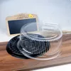 10pcs 8/6 Zoll transparente Kuchenbox Plastikkuchenboxen und Verpackung transparent klarer Cupcake Muffin Dome Halter Koffer Hochzeit