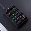 Tangentbord ergonomiska mini digitala redovisnings tangentbord bärbara datornummer pad USB trådbunden numpad m76a