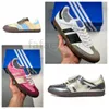 2024 Novos sapatos de estilista Sam Wales Bonner Trenadores Vintage Sneakers não deslizam moda moda clássica Black White Men Women Shoes casuais BBB