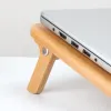 Cuscinetto di raffreddamento per laptop in bambù Lapdesks per MacBook 15.6 Porta di raffreddamento tablet pieghevole per Lenove Acer Dell Xiaomi Samsung iPad Air