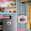 LED Digital Screen Kitchen Timer Magnetic Countdown Timer for Kitchen Cooking Cute Loud Alarm Clock