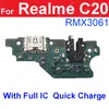 USB -oplaadbord voor Realme C20 C21 C21Y C25 C25Y C25S C35 USB -lader Jack Board Connector Flex Cable Port Onderdelen