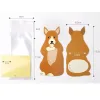 10pcs / batch animal ours koala lapin sac cadeau sac de bonbon baby shower anniversaire fête biscuit sac d'ours