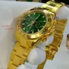 Chronograph 40mm Designers Mechanical Luxury Watches Gold Daytonas 116508 Super 4130 Rolled Superclone Automatic 904L ESE Movement Clone 642